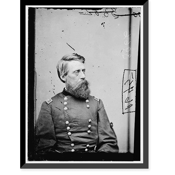 Historic Framed Print, Clarke D. Edward in office, 17-7/8" x 21-7/8"