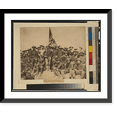 thumbnail image 1 of Historic Framed Print, [Colonel Roosevelt and his Rough Riders at the top of the hill which they captured, Battle of San Juan].by William Dinwiddie. - 2, 17-7/8" x 21-7/8", 1 of 9