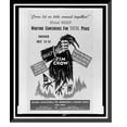 thumbnail image 1 of Historic Framed Print, Come, let us take counsel together!" Attend NAACP wartime conference for total peace, Chicago, July 12-16.E. Fax '44.", 17-7/8" x 21-7/8", 1 of 9