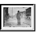 thumbnail image 1 of Historic Framed Print, Conductor from transit system selling papers on street, Philadelphia, 17-7/8" x 21-7/8", 1 of 9
