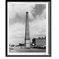 thumbnail image 1 of Historic Framed Print, Confederate States Powder Works Chimney, Goodrich Street, Augusta, Richmond County, GA, 17-7/8" x 21-7/8", 1 of 9