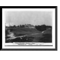 thumbnail image 1 of Historic Framed Print, [Congressional Country Club under construction in the background, in the foreground people are playing golf], 17-7/8" x 21-7/8", 1 of 9