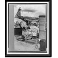 thumbnail image 1 of Historic Framed Print, Copper mine in town, Butte, Montana, 17-7/8" x 21-7/8", 1 of 9