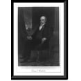 thumbnail image 1 of Historic Framed Print, [Daniel Webster, full-length portrait, seated, facing left], 17-7/8" x 21-7/8", 1 of 9