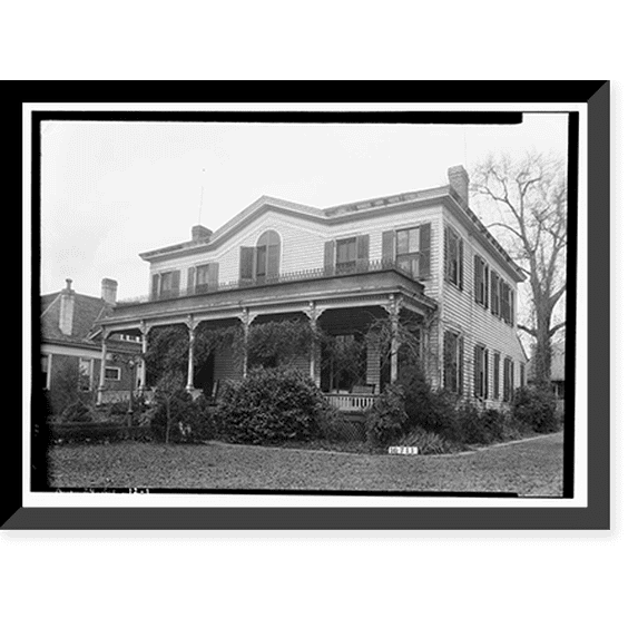 Historic Framed Print, Dawson-Vaughan House, 704 Tremont Street, Selma, Dallas County, AL, 17-7/8" x 21-7/8"