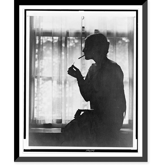 Historic Framed Print, Debutantes in silhouette, 17-7/8" x 21-7/8"