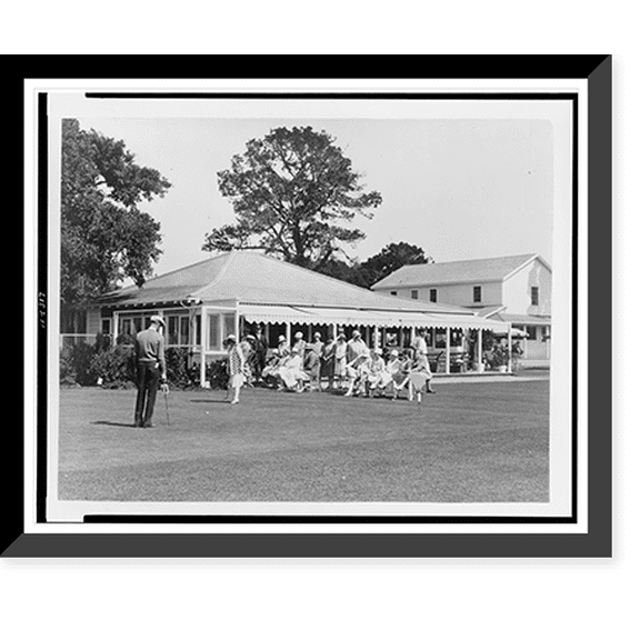 Historic Framed Print, Del Monte Golf Club, Hotel Del Monte, Del Monte, Calif., 17-7/8" x 21-7/8"