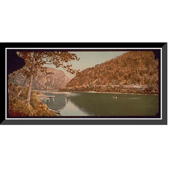 Historic Framed Print, Delaware Water Gap, Pennsylvania, 17-7/8" x 21-7/8"