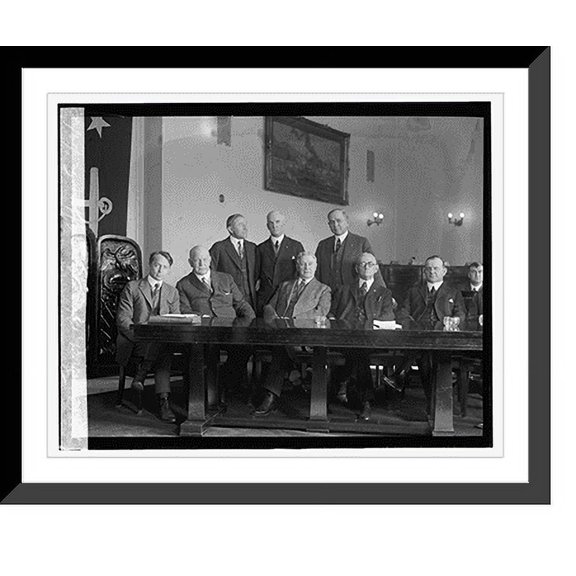 Historic Framed Print, Denby & House Naval Affairs Co., 1/19/24 - 2, 17-7/8" x 21-7/8"