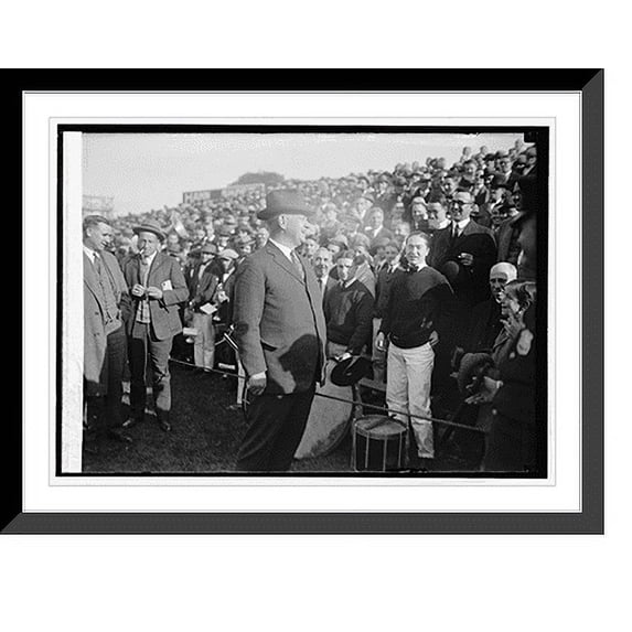 Historic Framed Print, Denby at Georgetown Marine game, 17-7/8" x 21-7/8"