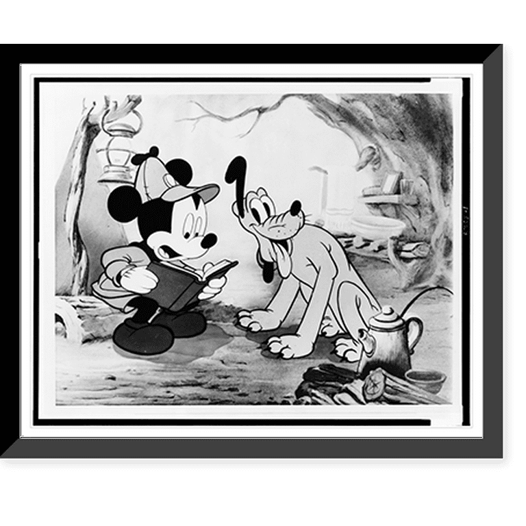 Historic Framed Print, Disney's friends. This is an original of
