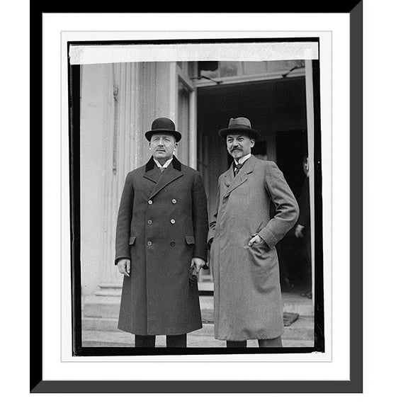 Historic Framed Print, Dr. A. Hermes & Dr. Weidfeldt, 1/11/24 - 2, 17-7/8" x 21-7/8"