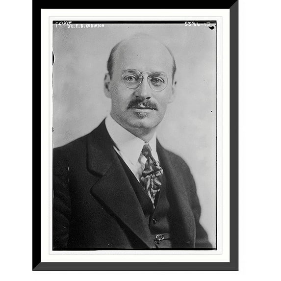 Historic Framed Print, Dr. F.B. Robinson, 17-7/8" x 21-7/8"