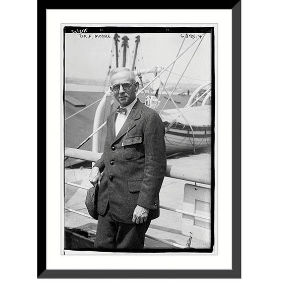 Historic Framed Print, Dr. F. Moore, 17-7/8" x 21-7/8"