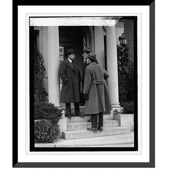 Historic Framed Print, Dr. Grayson & 2/1/24, 17-7/8" x 21-7/8"