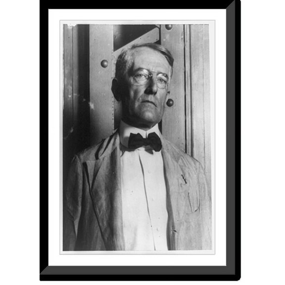 Historic Framed Print, Dr. Straton challenges Darrow to debate, 17-7/8" x 21-7/8"