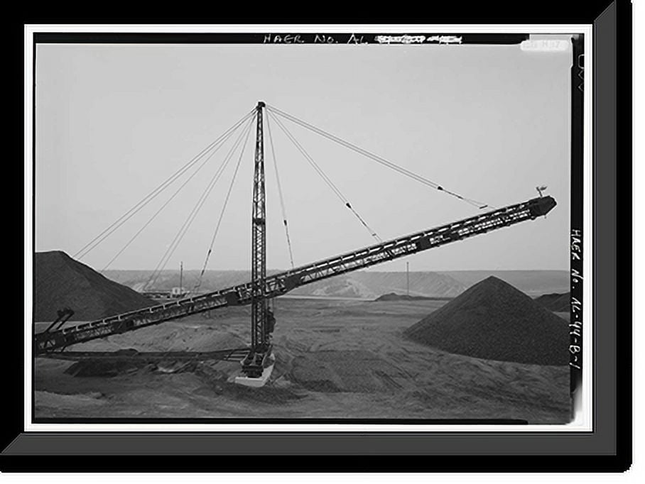 Historic Framed Print, Drummond Coal Company Cedrum Mine, Crushing