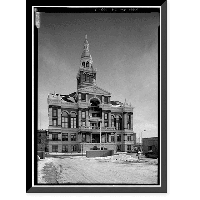 Historic Framed Print, Dubuque County Courthouse, 720 Central Avenue ...