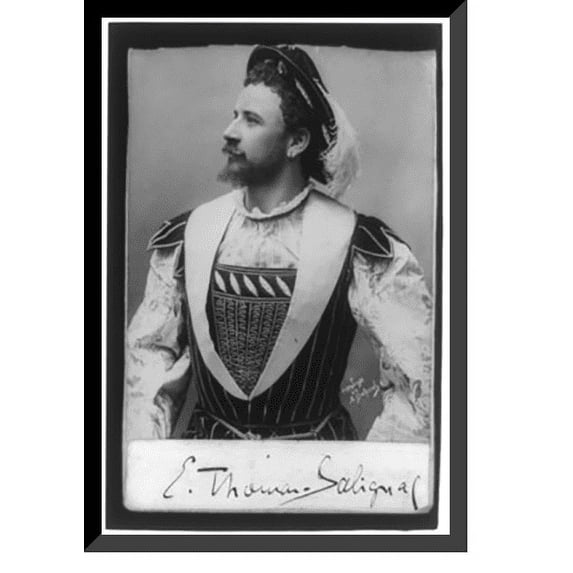 Historic Framed Print, E. Thomas - Salignac, 17-7/8" x 21-7/8"