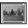thumbnail image 1 of Historic Framed Print, East portico of White House, Washington, D.C., 17-7/8" x 21-7/8", 1 of 9
