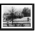 thumbnail image 1 of Historic Framed Print, [East side of the White House - snow view], 17-7/8" x 21-7/8", 1 of 9
