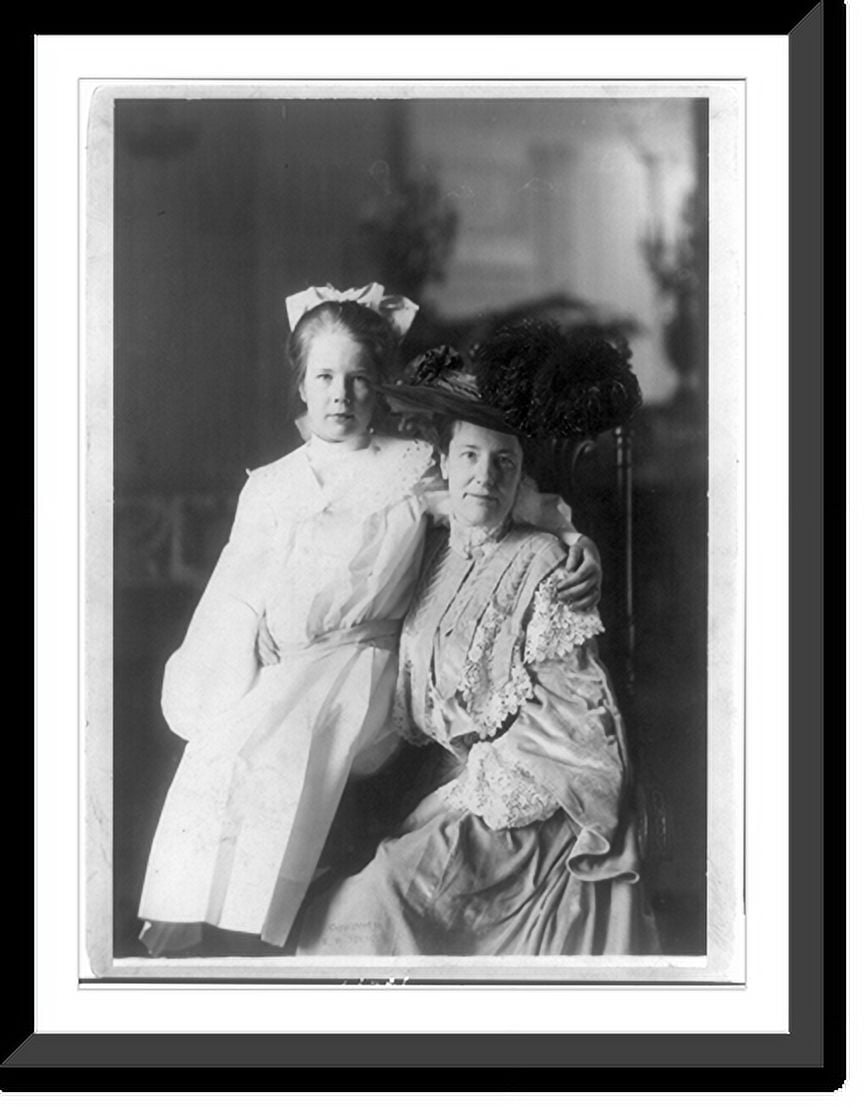 Historic Framed Print, [Edith Kermit Carow Roosevelt, seated, three ...