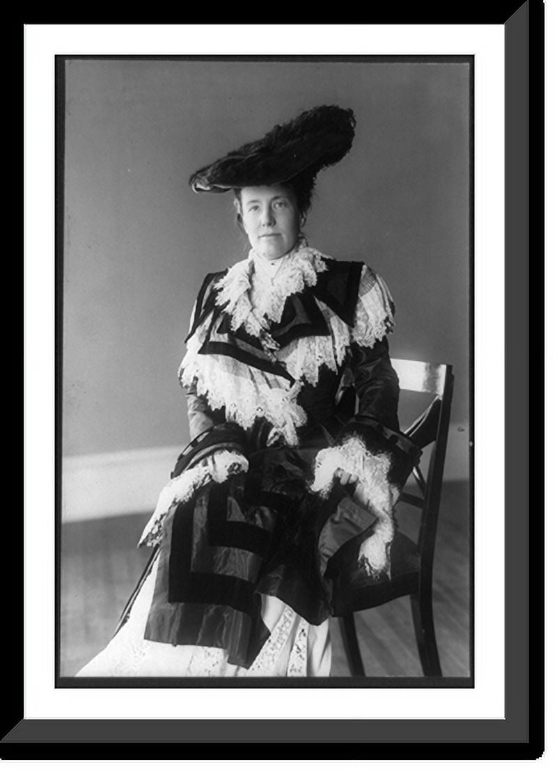 Historic Framed Print, [Edith Kermit Carow Roosevelt, three-quarter ...