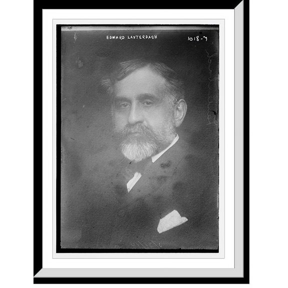 Historic Framed Print, Edward Lauterbach, 17-7/8" x 21-7/8"