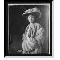 thumbnail image 1 of Historic Framed Print, [Eleanor Robson Belmont, three-quarter length portrait in hat and fur muff], 17-7/8" x 21-7/8", 1 of 9