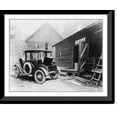 thumbnail image 1 of Historic Framed Print, [Electric auto at re-charging station], 17-7/8" x 21-7/8", 1 of 9