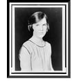 thumbnail image 1 of Historic Framed Print, [Elizabeth Hughes, (daughter of Charles Evans, Secretary of State), half-length portrait, facing front], 17-7/8" x 21-7/8", 1 of 9