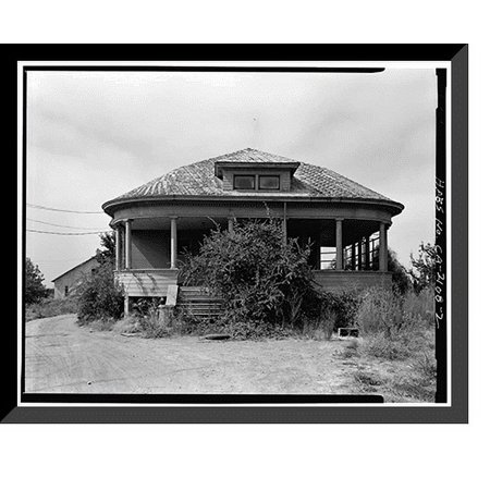 Historic Framed Print, Emily Horn House, 2341 North First Street, San Jose, Santa Clara County, CA - 2, 17-7/8" x 21-7/8"