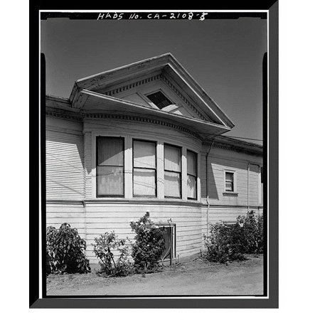 Historic Framed Print, Emily Horn House, 2341 North First Street, San Jose, Santa Clara County, CA - 5, 17-7/8" x 21-7/8"