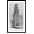 thumbnail image 1 of Historic Framed Print, [Entry in the Chicago Tribune Tower Competition: Saarinen design - 2nd prize (pl. 13)], 17-7/8" x 21-7/8", 1 of 9