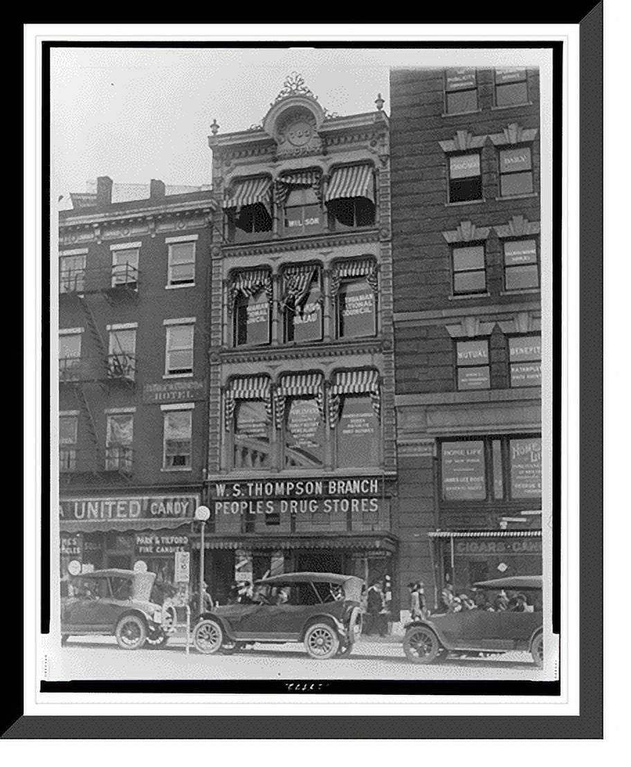 Historic Framed Print, [Exterior of People's Drug Store, W.S. Thompson ...
