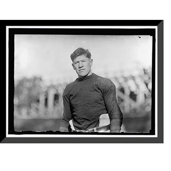 Historic Framed Print, FOOTBALL PLAYER, 17-7/8" x 21-7/8"