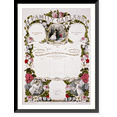 thumbnail image 1 of Historic Framed Print, Family garland, 17-7/8" x 21-7/8", 1 of 9