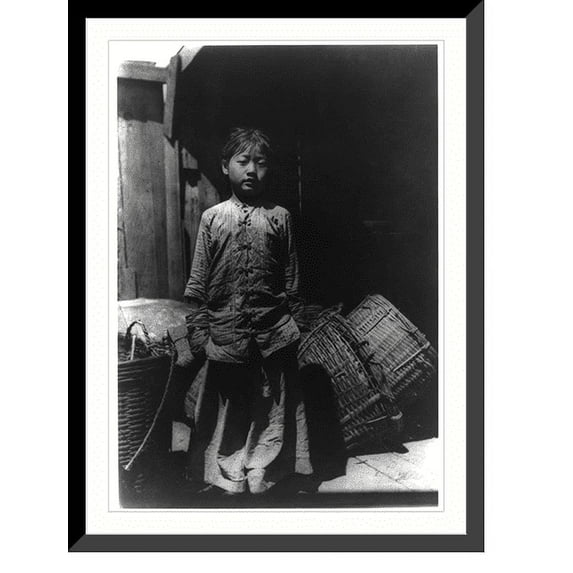 Historic Framed Print, Fishdealer's Daughter"" - 2, 17-7/8" x 21-7/8"