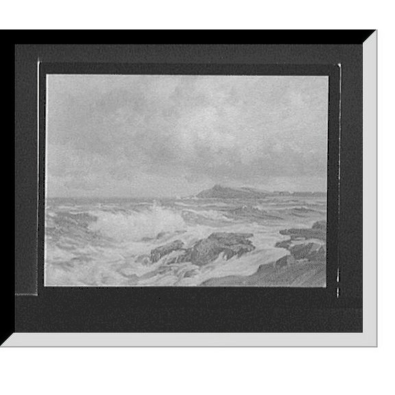 Historic Framed Print, [Flood tide], 17-7/8" x 21-7/8"