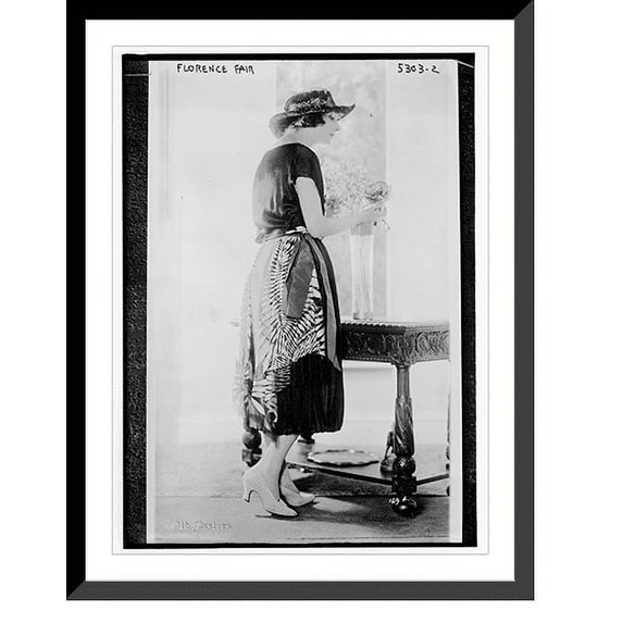 Historic Framed Print, Florence Fair - 2, 17-7/8" x 21-7/8"