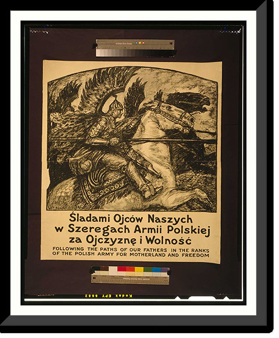 Historic Framed Print, Following the paths of our fathers in the ranks ...