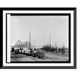 thumbnail image 1 of Historic Framed Print, Food Ad.: Trainload of sugar leaving mill. Hawaiian Islands, 17-7/8" x 21-7/8", 1 of 9