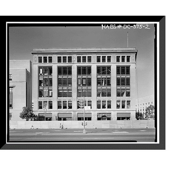 Historic Framed Print, Ford Motor Company Building, 451-455 Pennsylvania Avenue Northwest, Washington, District of Columbia, DC - 2, 17-7/8" x 21-7/8"