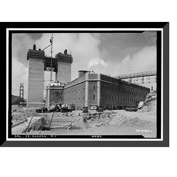 Historic Framed Print, Fort Point, U.S. Highway 101, San Francisco, San Francisco County, CA, 17-7/8" x 21-7/8"