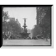 thumbnail image 1 of Historic Framed Print, Fountain Square and Tyler-Davidson Fountain, Cincinnati, Ohio, 17-7/8" x 21-7/8", 1 of 9
