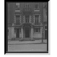 thumbnail image 1 of Historic Framed Print, [Four-story townhouse, entrance with pilasters and curved pediment, possibly New York, N.Y.], 17-7/8" x 21-7/8", 1 of 9