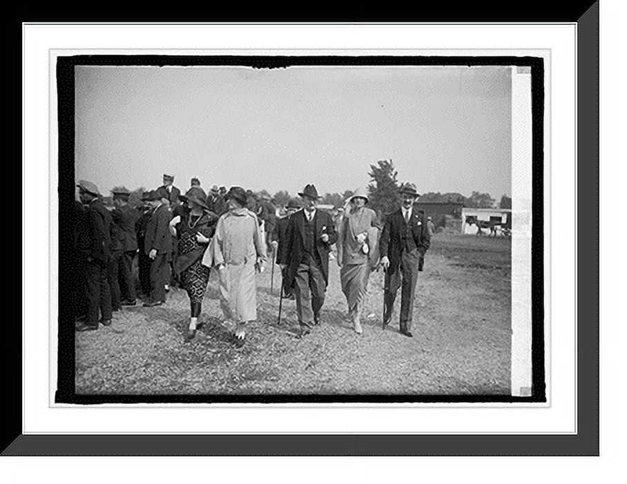 Historic Framed Print, Fred S. Purnell, Miss B. McKeldin, & Leon