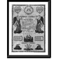 thumbnail image 1 of Historic Framed Print, Geburts- und Taufschein, 17-7/8" x 21-7/8", 1 of 9