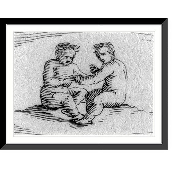 Historic Framed Print, Gemini, 17-7/8" x 21-7/8"