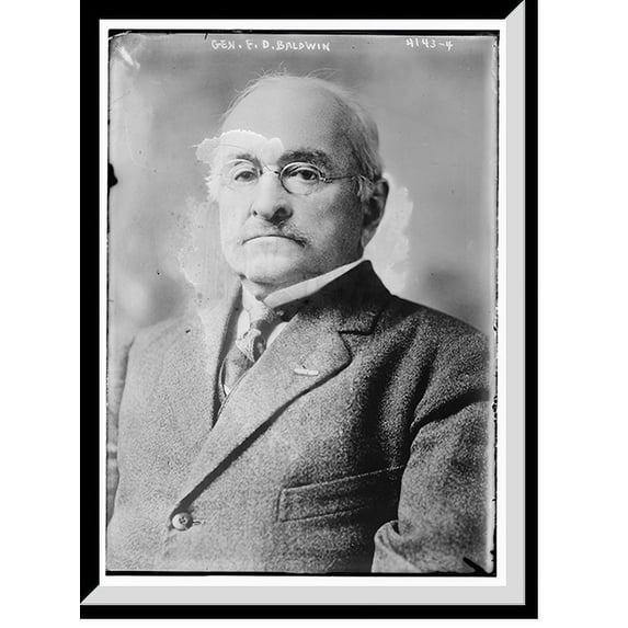Historic Framed Print, Gen. F.D. Baldwin, 17-7/8" x 21-7/8"